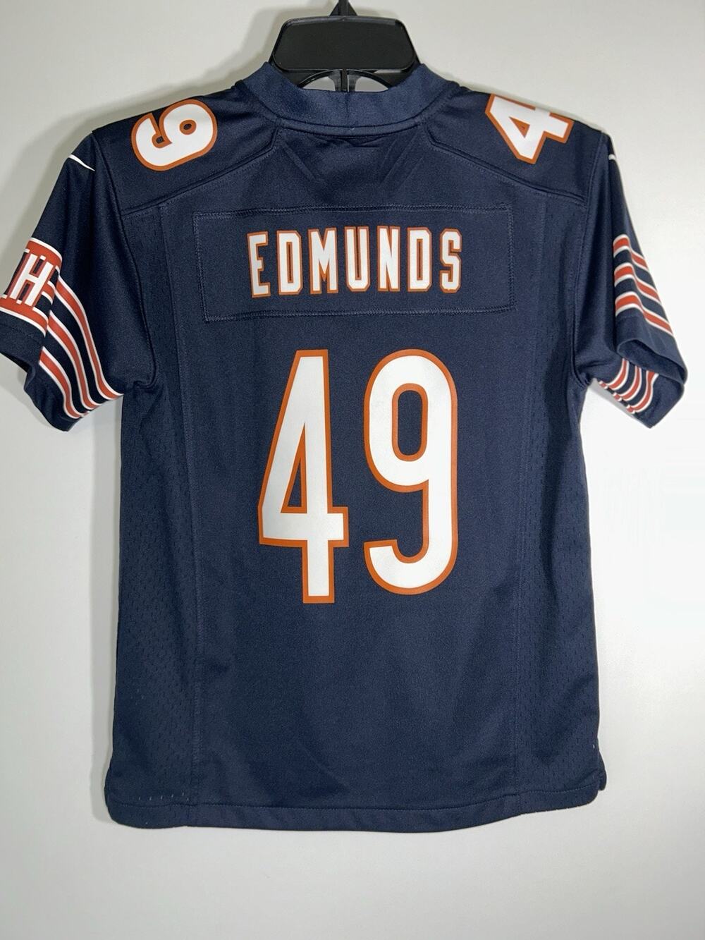Chicago Bears Tremaine Edmunds #49 Navy Blue Jersey Youth Size Medium